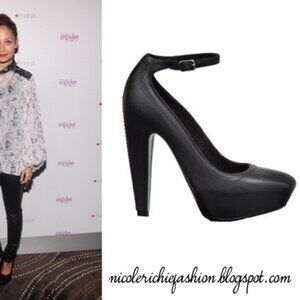 Balenciaga Mary Jane Platform leather heels **RARE**